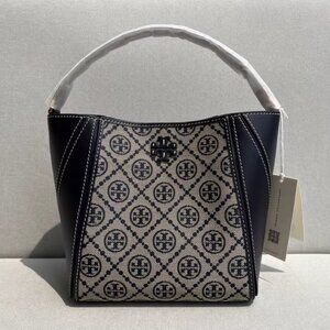 NEW! Tory Burch Tote Bag Navy Blue